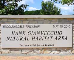 Welcome to the Hank Gianvecchio Natural Habitat Area